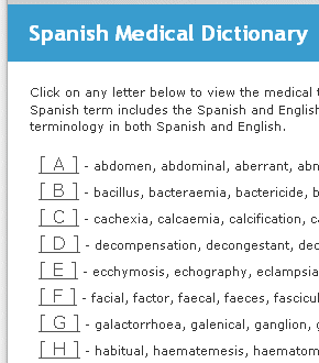 Dictionary In Spanish